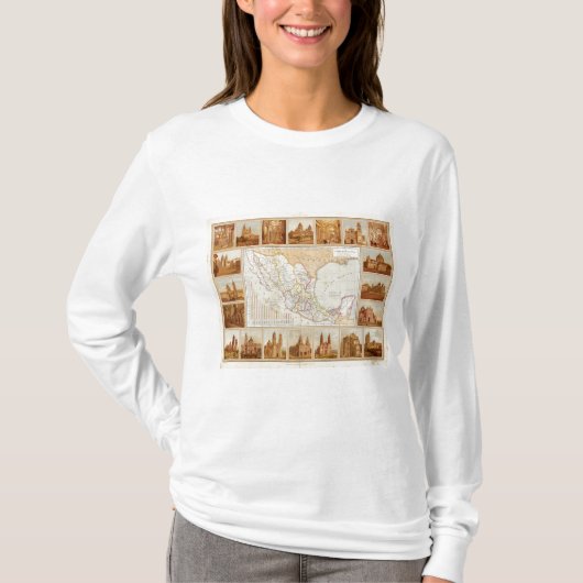 メキシコの宗教図表 Tシャツ (正面)