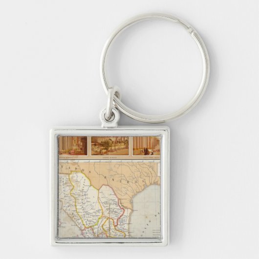 メキシコの宗教図 キーホルダー (正面)