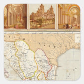 メキシコの宗教図 スクエアシール (正面)