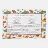 メキシコの家族レシピ家宝 キッチンタオル (横)