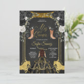 メキシコの少女チャラ ミス キンセ 黒の招待状 招待状 (スタンド正面)