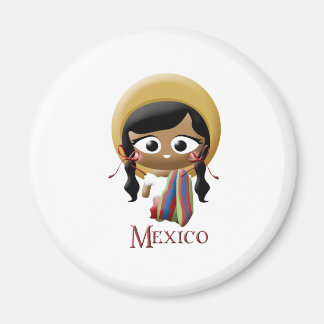 メキシコの少女 マグネット