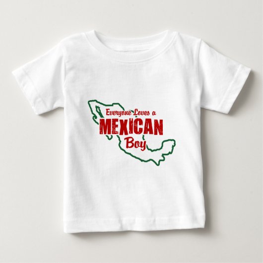 メキシコの少年 ベビーTシャツ (正面)