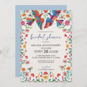 メキシコの巨大な鳥のブライダルシャワーへの招待 招待状 (正面/裏面)