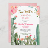 メキシコの延期発表 招待状 (正面/裏面)