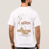 メキシコの建設工事の土工 Tシャツ (裏面)
