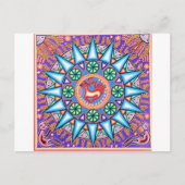 メキシコの弦楽器幾何学太陽 ポストカード (正面)