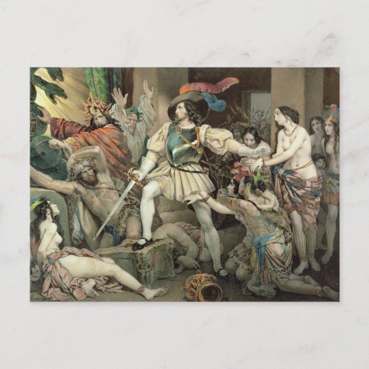 メキシコの征服 ポストカード (正面)