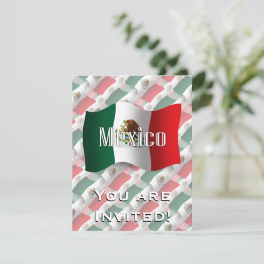 メキシコの振る旗 招待状 (スタンド正面)