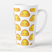 メキシコの挽き牛肉懸命シェルタコ カフェラテマグ (右)