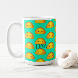 メキシコの挽き牛肉懸命シェルタコ コーヒーマグカップ