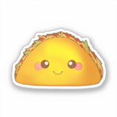 メキシコの挽き牛肉懸命シェルタコ シール (正面)