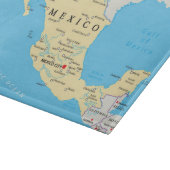 メキシコの政治地図 カッティングボード (角)