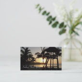 メキシコの旅行会社の名刺の日没 名刺 (スタンド正面)