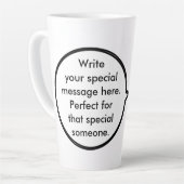 メキシコの旗がしゃべる! ペンギンのMs. 大サイズ カフェラテマグ (左アングル)