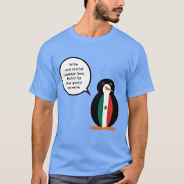 メキシコの旗のペンギンさんTシャツ（男性用） Tシャツ