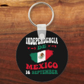 メキシコの旗への誇り メキシコの独立記念日 キーホルダー (正面)