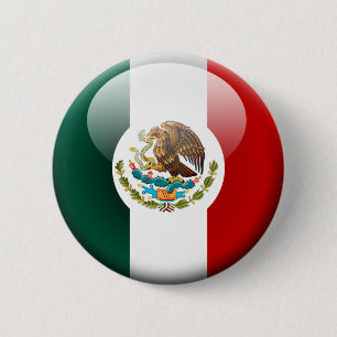 メキシコの旗2.0 缶バッジ