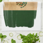 メキシコの旗 キッチンタオル (折り畳み)