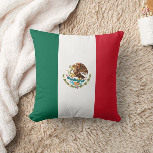 メキシコの旗 クッション (ブランケット)