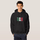 メキシコの旗 グランジデザイン パーカ (正面フル)