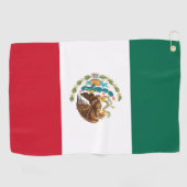 メキシコの旗 ゴルフタオル (横)