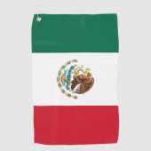 メキシコの旗 ゴルフタオル (正面)