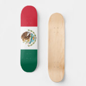 メキシコの旗 スケートボード (正面)