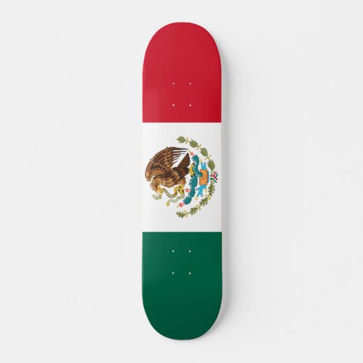 メキシコの旗 スケートボード (正面)