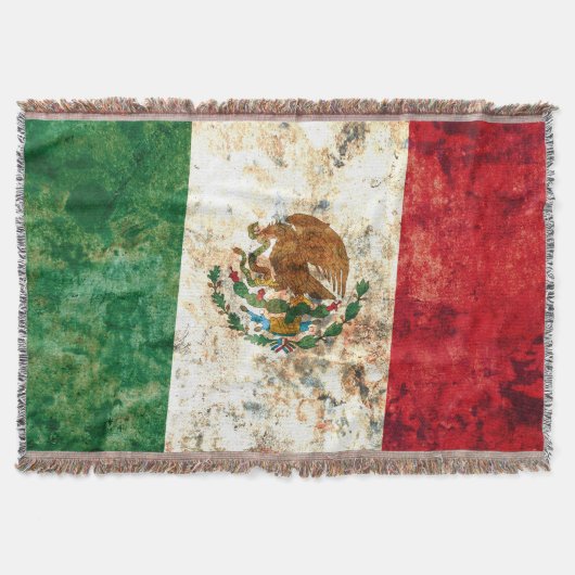 メキシコの旗 スローブランケット (正面)