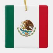 メキシコの旗 セラミックオーナメント (正面)