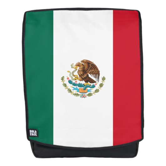 メキシコの旗 バックパック (正面)