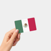 メキシコの旗 バッジ (手持ち)