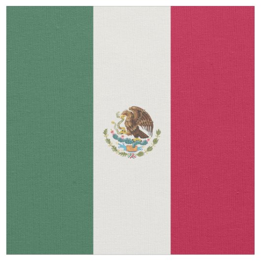 メキシコの旗 ファブリック (クローズアップ)