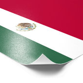 メキシコの旗 フォトプリント            (角)