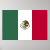 メキシコの旗 ポスター (正面)