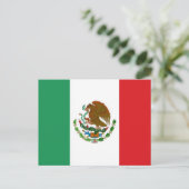 メキシコの旗 ポストカード (スタンド正面)