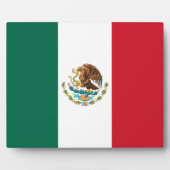 メキシコの旗、メキシコ共和国旗 フォトプラーク (正面)