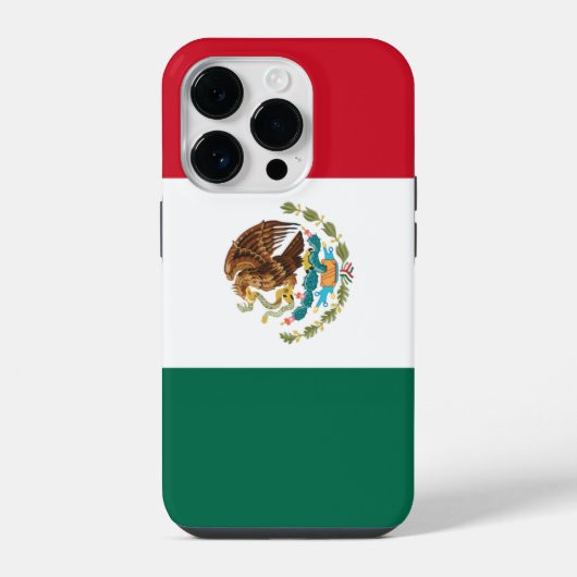 メキシコの旗 iPhoneケース (裏面)
