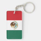 メキシコの明白な旗 キーホルダー (裏面)