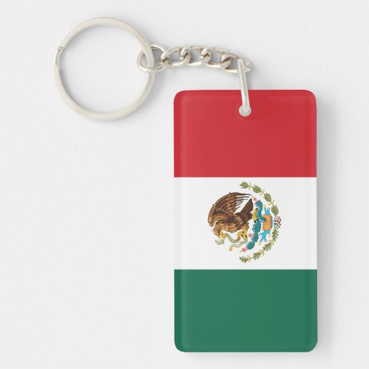 メキシコの明白な旗 キーホルダー (正面)