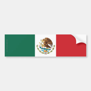 メキシコの明白な旗 バンパーステッカー