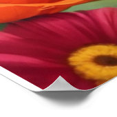 メキシコの服を着た伝統的母子 ポスター (角)