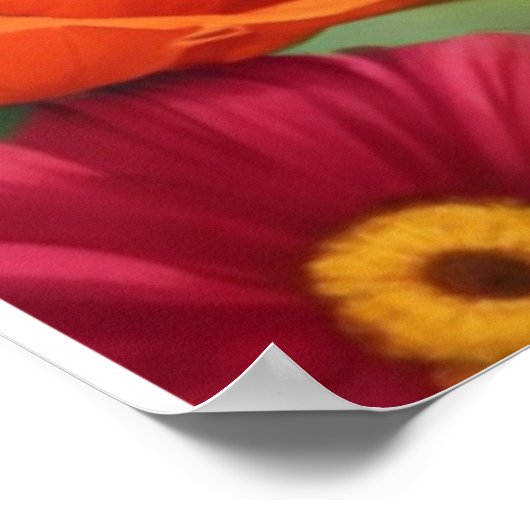 メキシコの服を着た伝統的母子 ポスター (角)