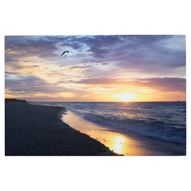 メキシコの朝日 メタルプリント (正面)