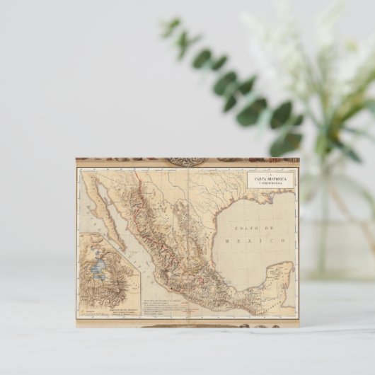 メキシコの歴史と建築 ポストカード (スタンド正面)