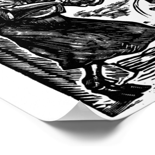 メキシコの死の日。1947年頃。 ポスター (角)