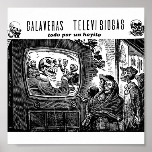 メキシコの死の日。1949年頃 ポスター (正面)