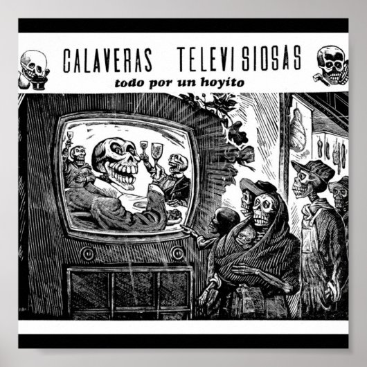 メキシコの死の日。1949年頃 ポスター (正面)