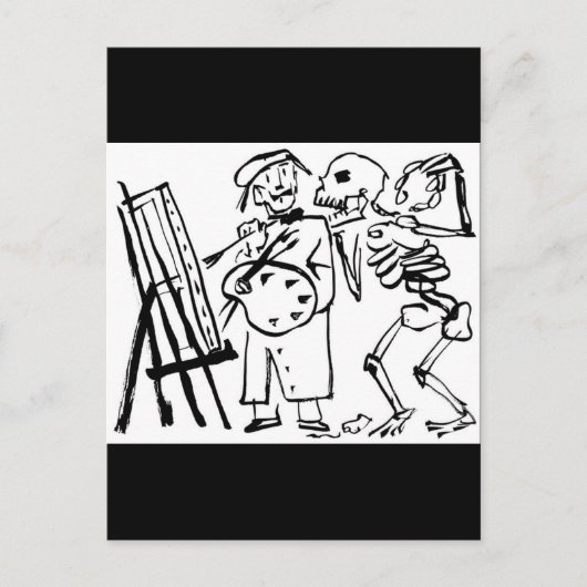 メキシコの死の日。1951年頃 ポストカード (正面)